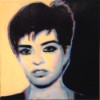 Liza Minnelli. Acrylic and resin on canvas.  45x45cm. Andrew Pearson 2011